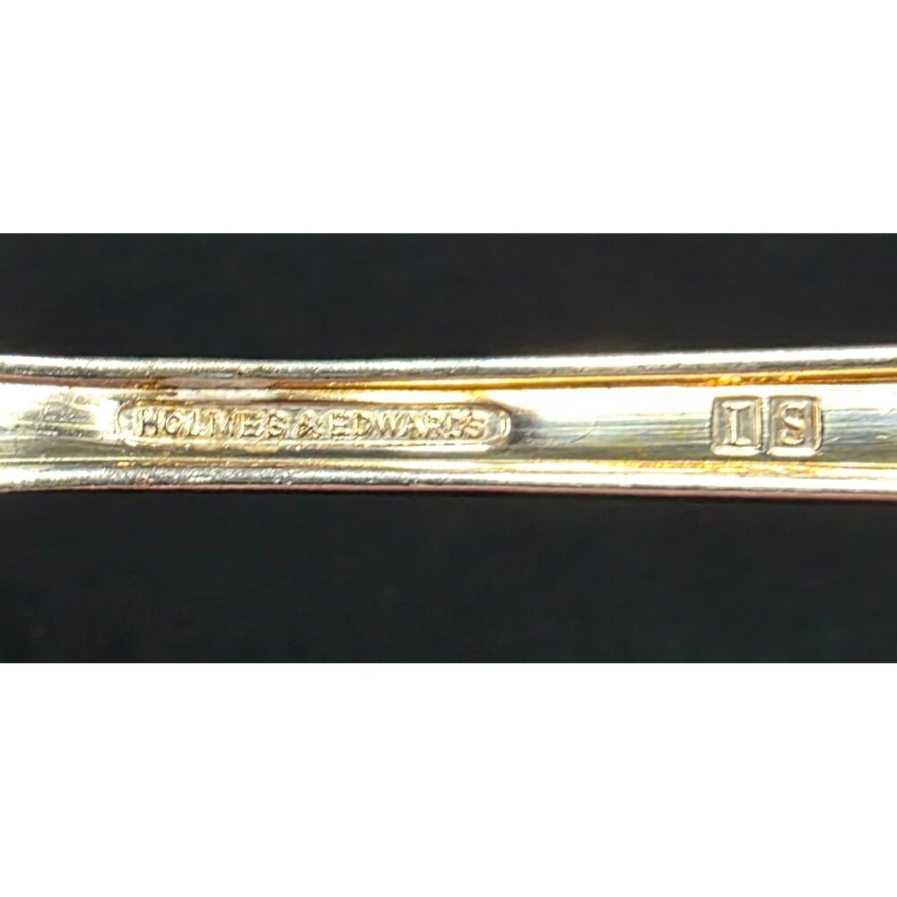 VTG Holmes & Edwards May Queen Silverplate Flatware Set w/Chest 1950s 56 Pc Set - Picture 13 of 16